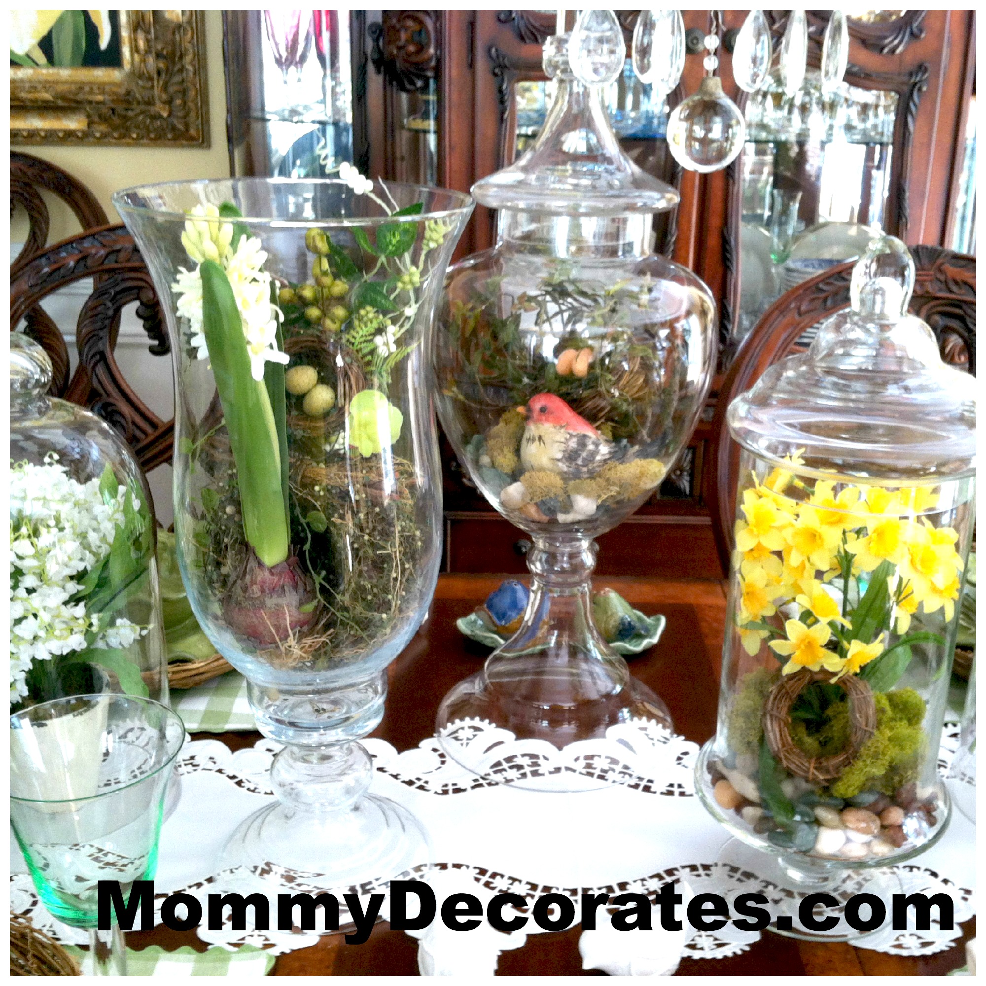 Decorating with Apothecary Jars